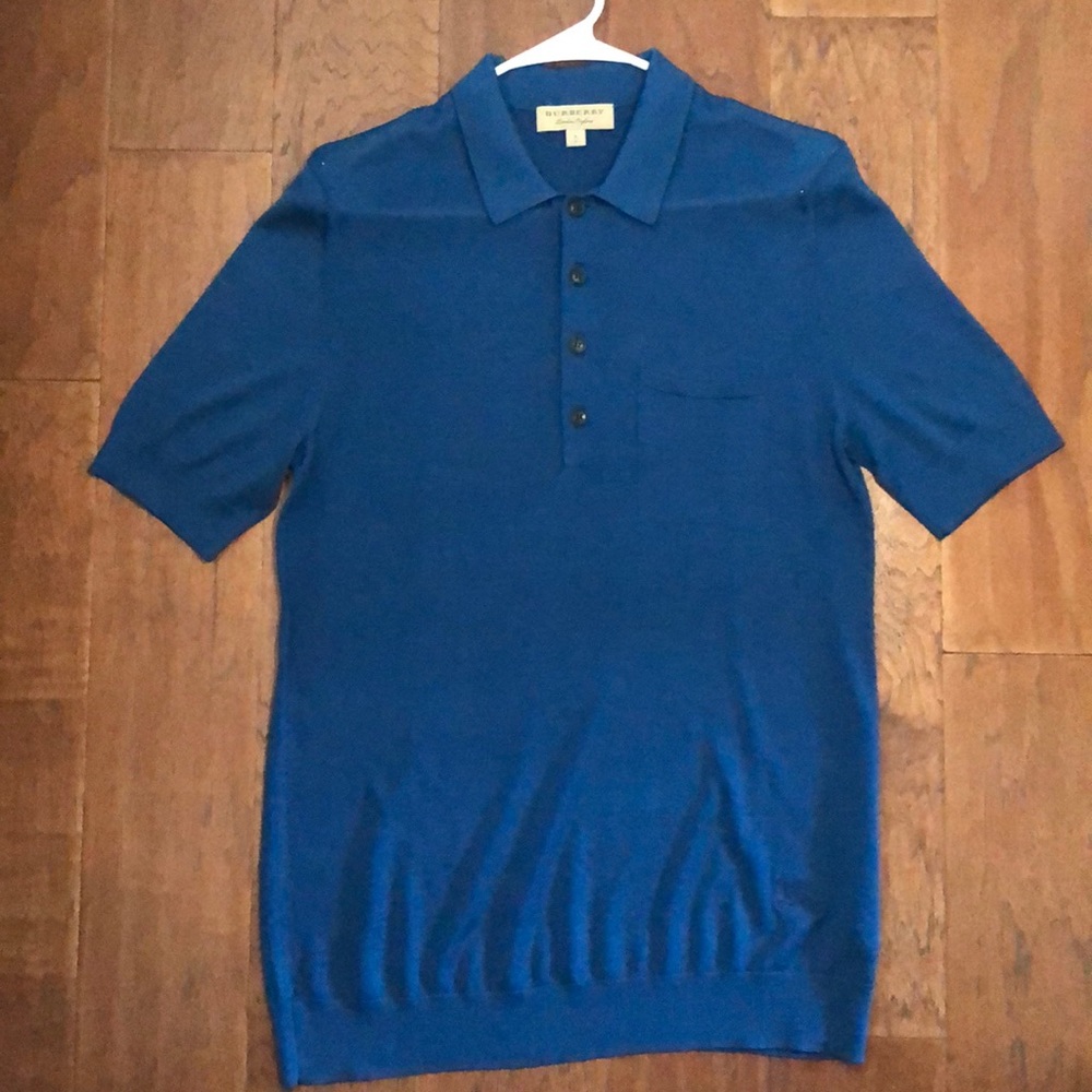 Burberry Men’s 100% Silk Polo